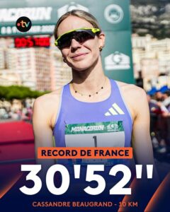 Toutes nos félicitations à Cassandre Beaugrand, triple…