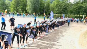 Départ Martin Triathlon Littoral