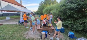 Après l’effort, le réconfort..👍 Et l’apéro pour nos braves..🍺🥂 Merci…