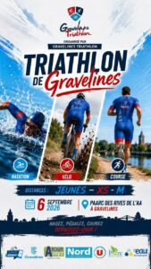 Triathlon de Gravelines 2026.. Ne tardez pas à…