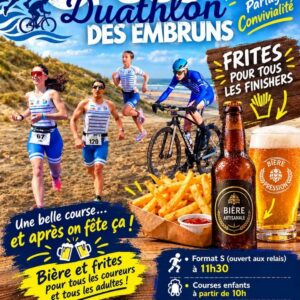 🍟🍺 Cross-Duathlon des Embruns – Inscription…